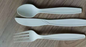 Biodegradable cutlery set (Knife, spoon, fork and tissue) 500PCS