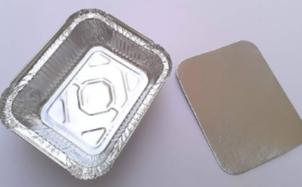 Aluminum food container 450 ml + Carboard lid 1000PCS