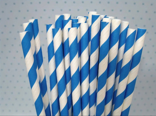 Colour Paper Straw 5,000PCS Blue